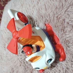 Little people, Fisher-Price helicopter and pilot